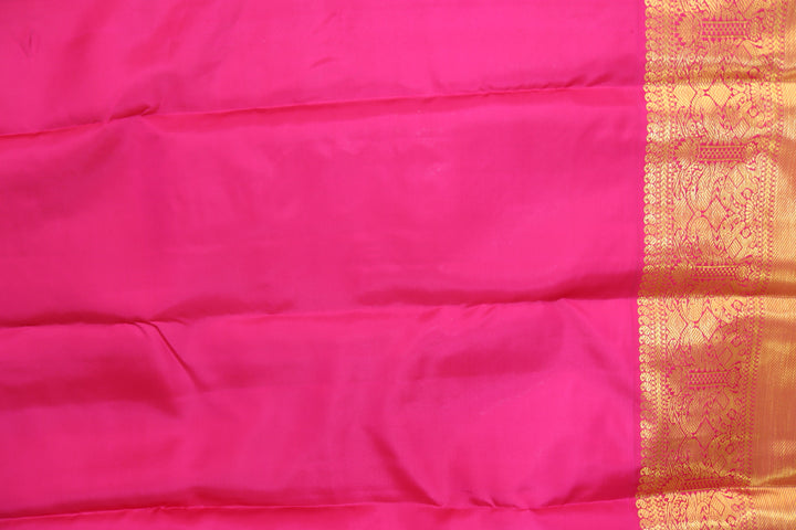 Rich yellow Pure Kanjipuram Saree