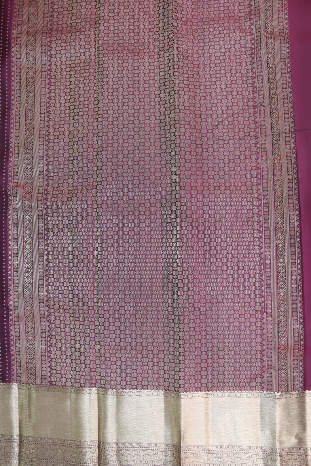 Radiant Marron Pure Kanjipuram Saree