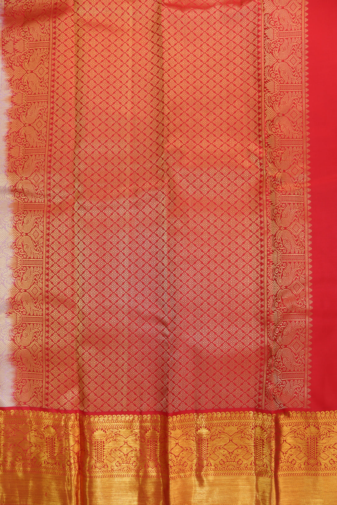 Traditional Rusty Pink Pure Kanjipuram Saree