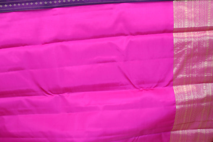 Graceful Violet Pure Kanjipuram Saree