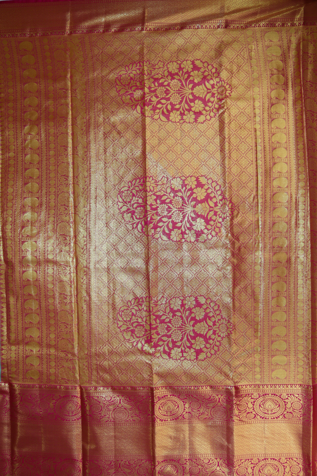 Traditional Light Blue Kanjipuram Saree