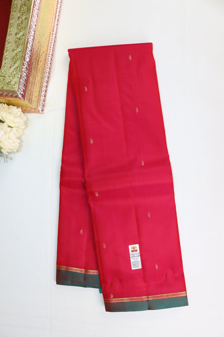 Amazing Red Pure Kanjipuram Saree