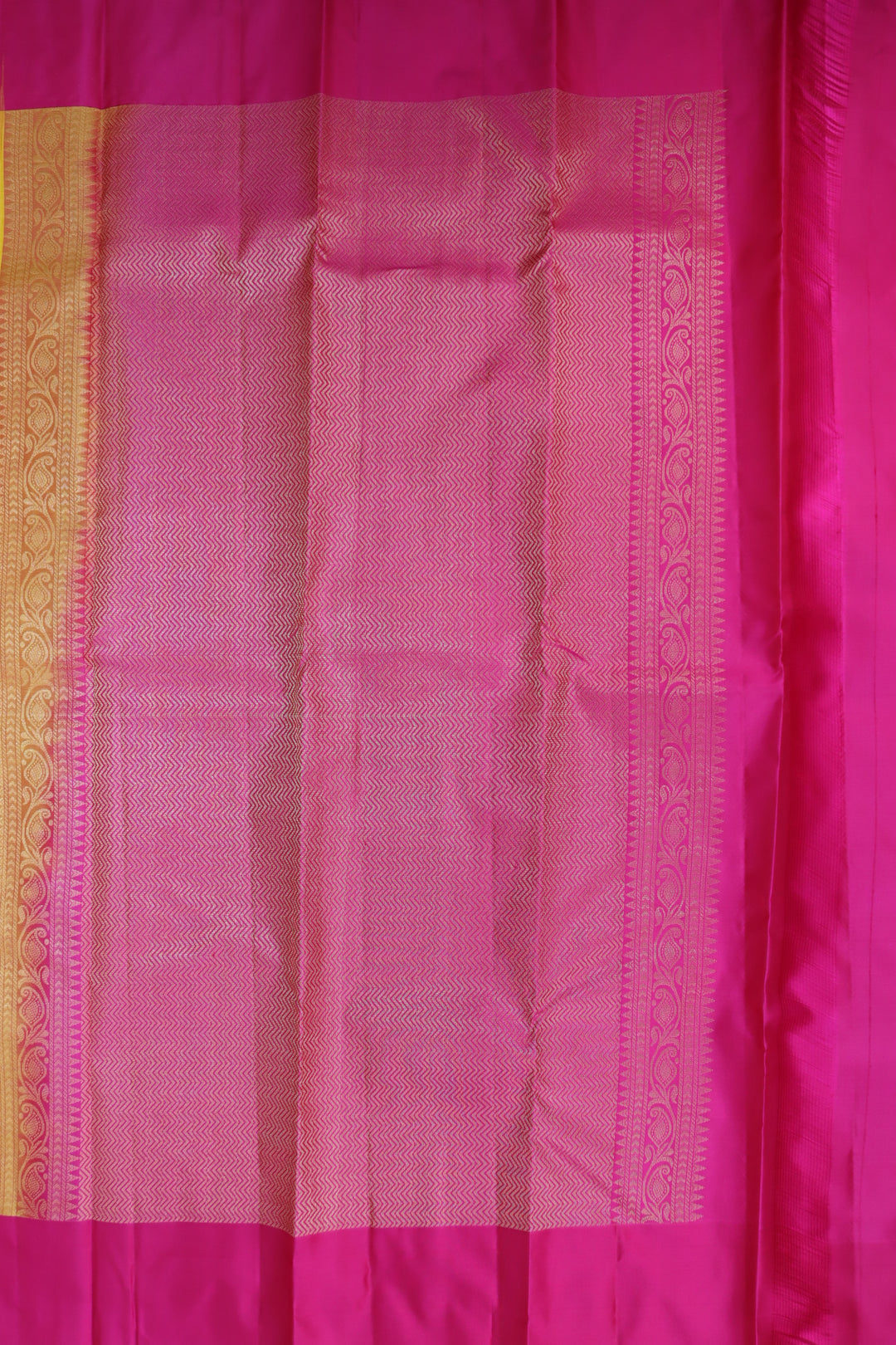 Timeless Yellow Pure Kanjipuram Saree