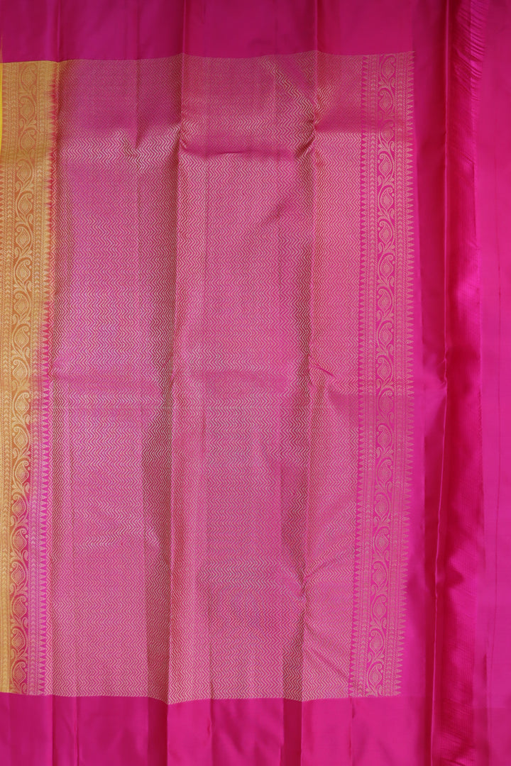 Timeless Yellow Pure Kanjipuram Saree