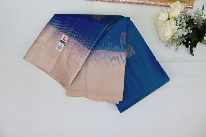 Amazing Blue Pure Kanjipuram Saree