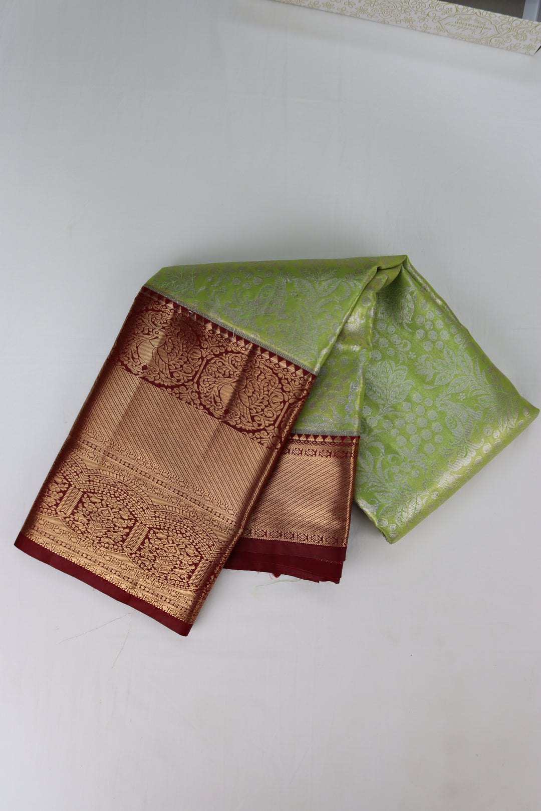 Radiant Light Green Kanjipuram Saree