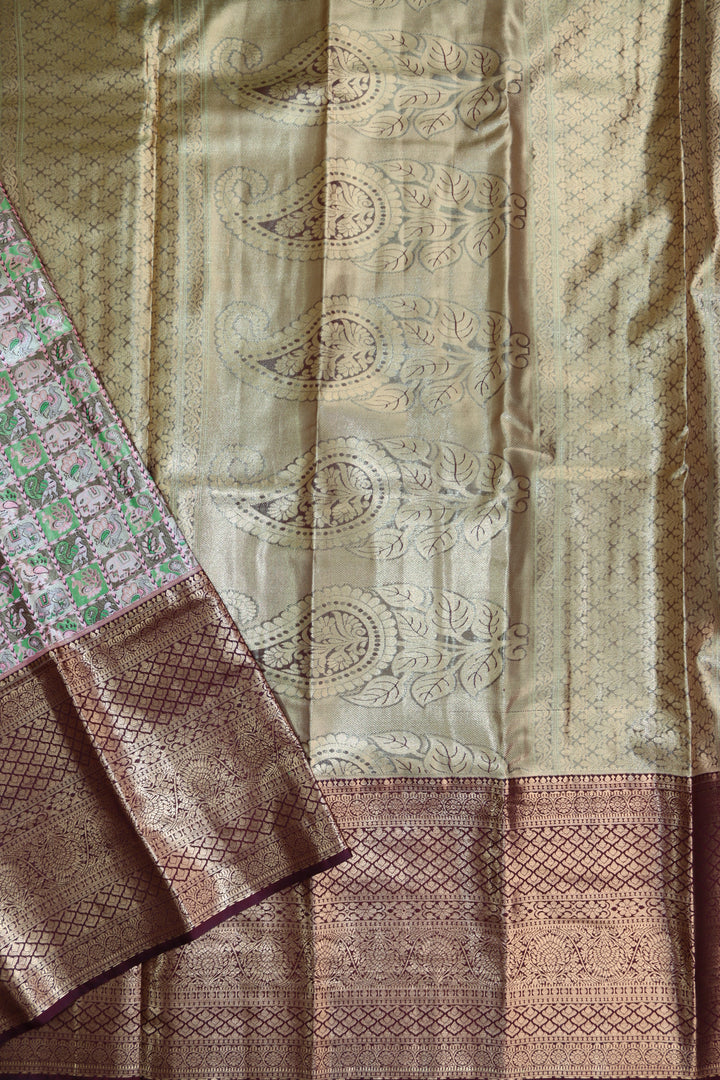 Royal Multi-Color Kanjipuram Saree