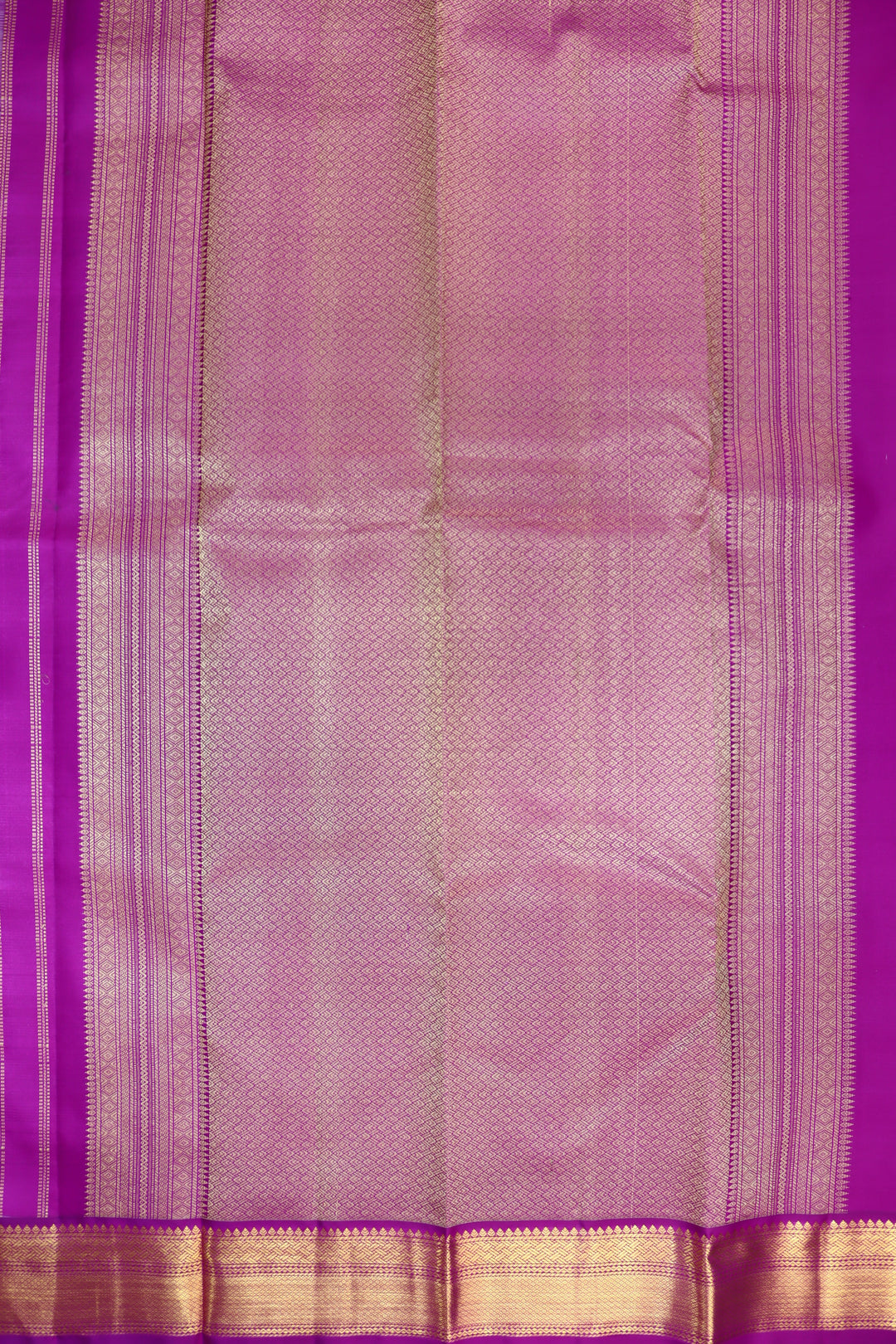 Elegant Violet Pure Kanjipuram Saree