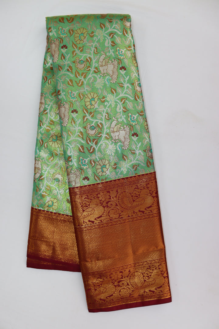 Timeless Green Kanjipuram Saree