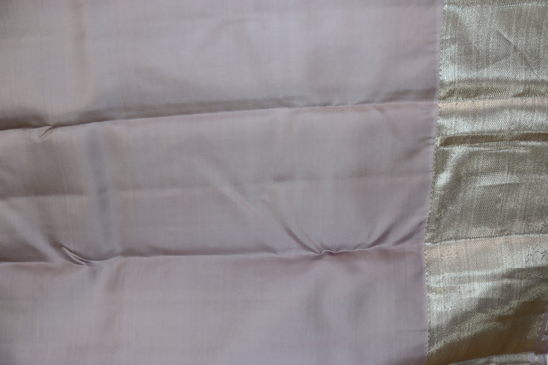 Opulent Lavender Pure Kanjipuram Saree