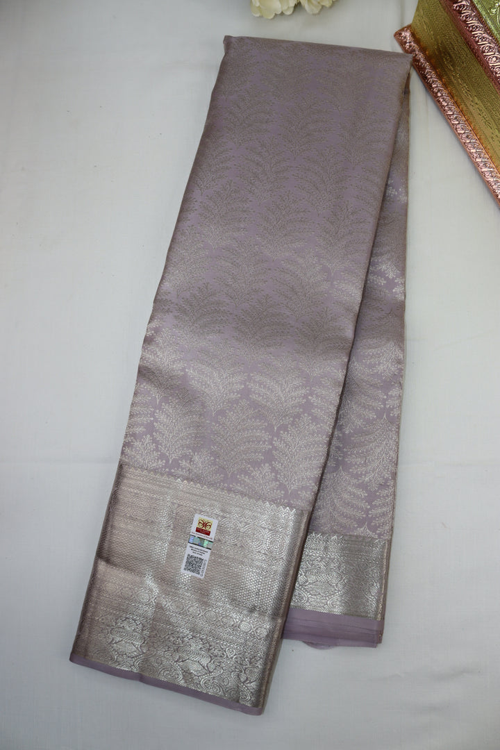 Opulent Lavender Pure Kanjipuram Saree