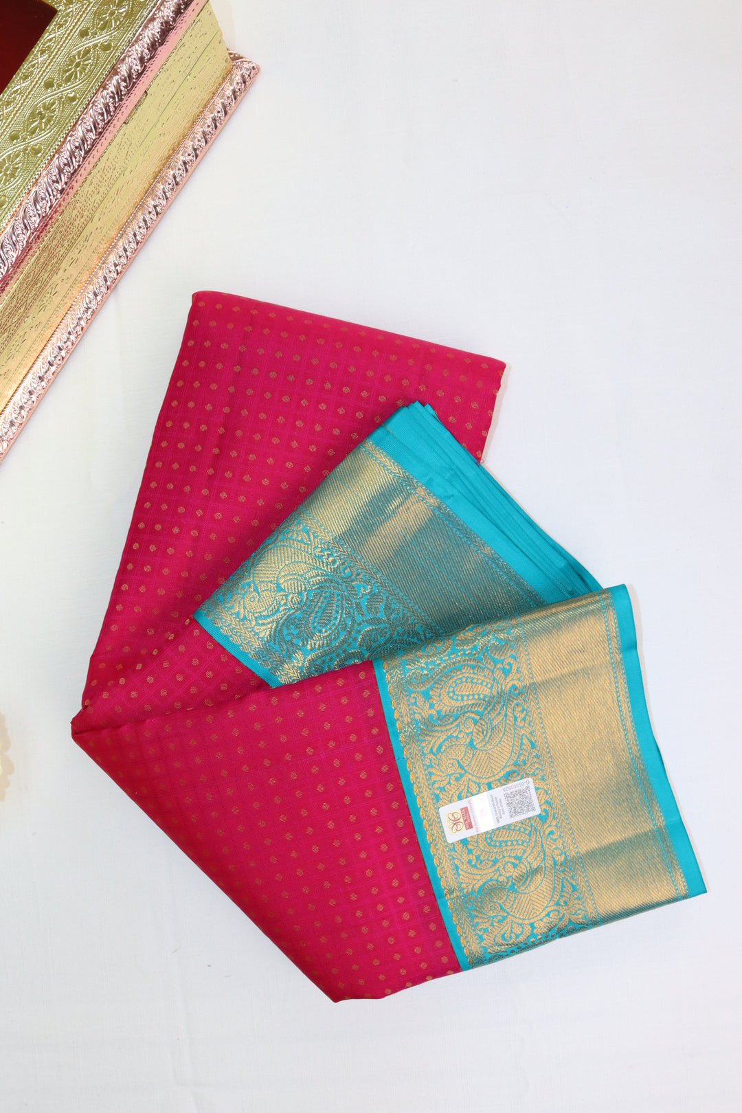 Regal Pink Pure Kanjipuram Saree