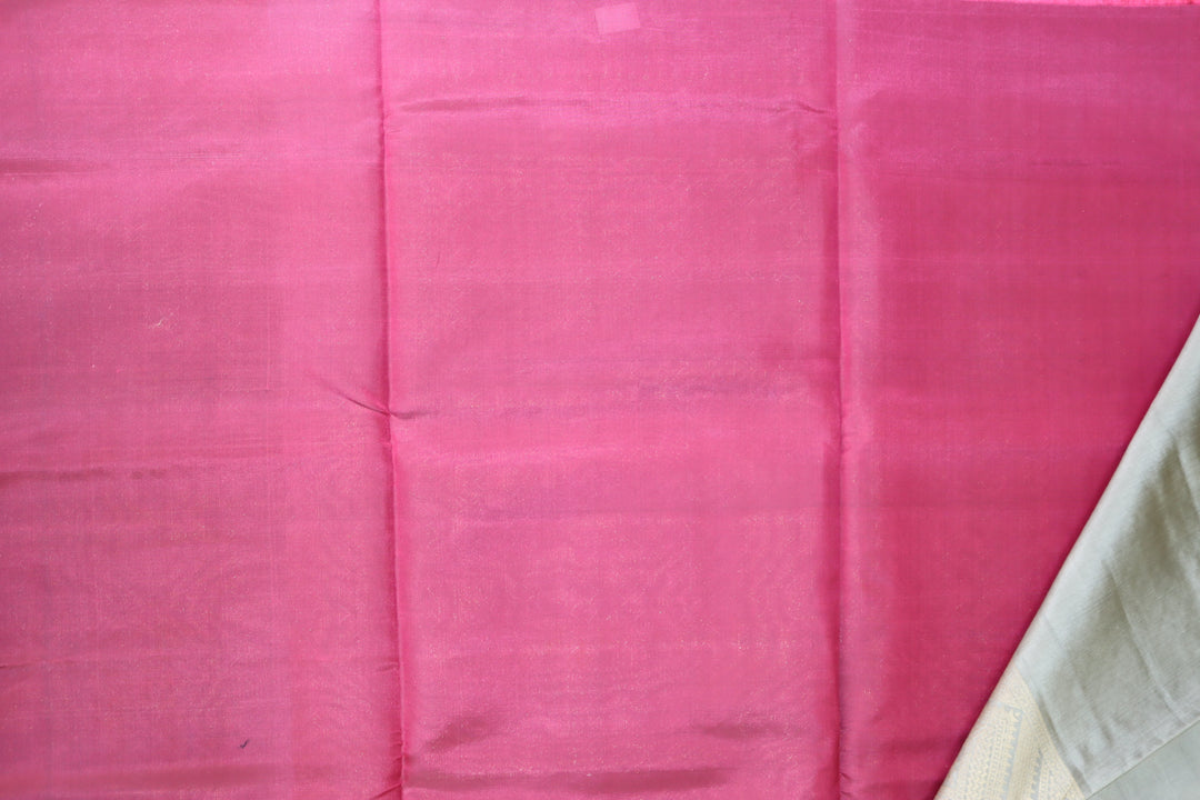 Elegant Ash Kanjipuram Saree