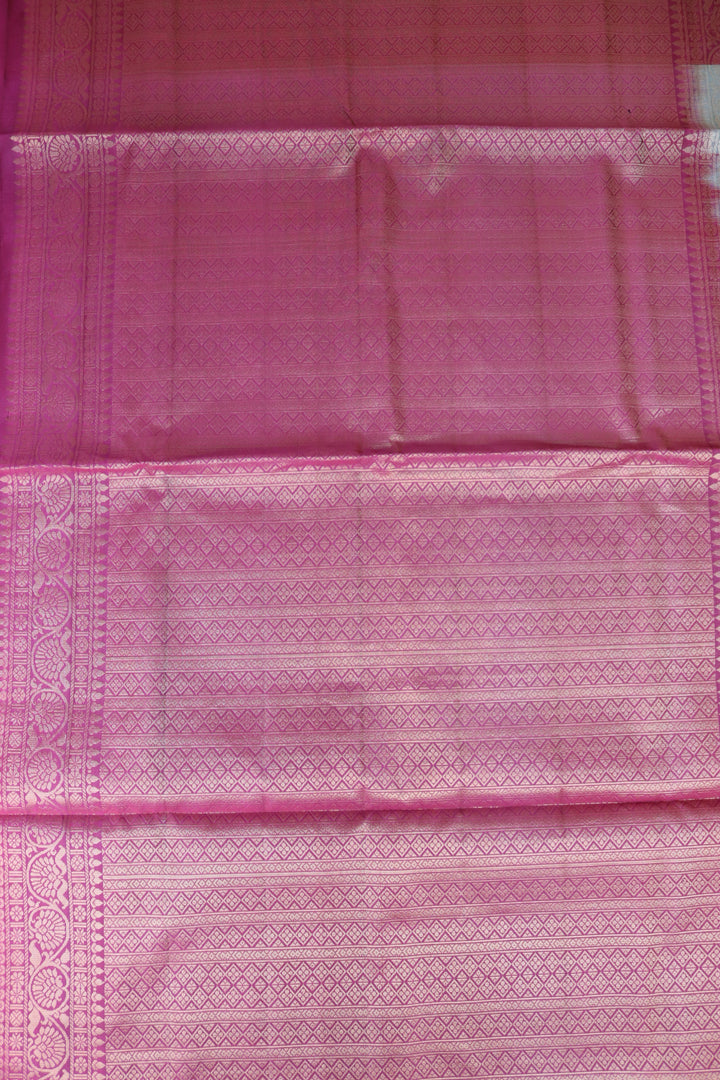 Elegant Ash Kanjipuram Saree