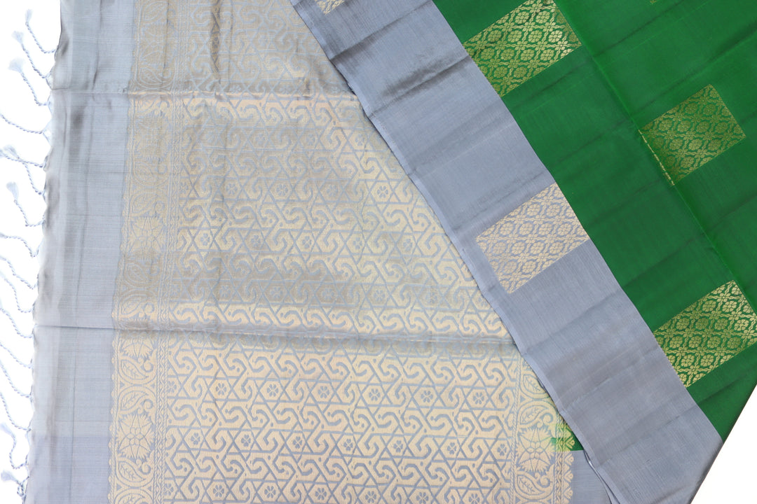 Regal Green Kanjipuram Saree