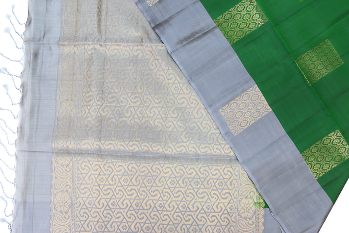 Regal Green Kanjipuram Saree