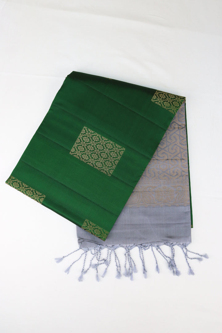 Regal Green Kanjipuram Saree