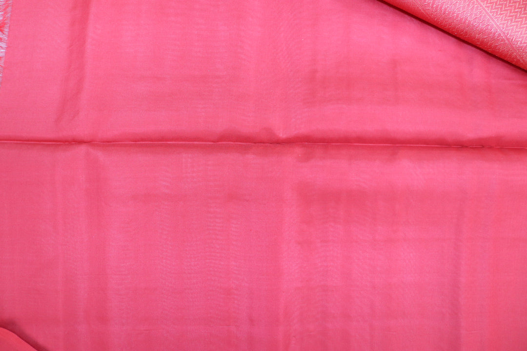 Trendy Baby Pink Kanjipuram Saree