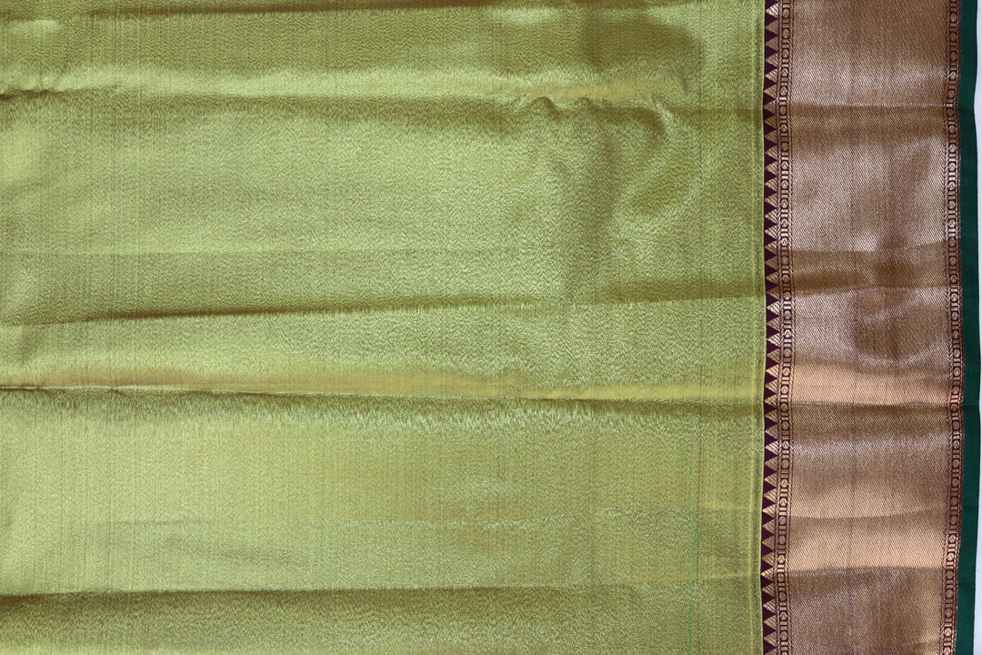 Stunning Green Kanjipuram Saree