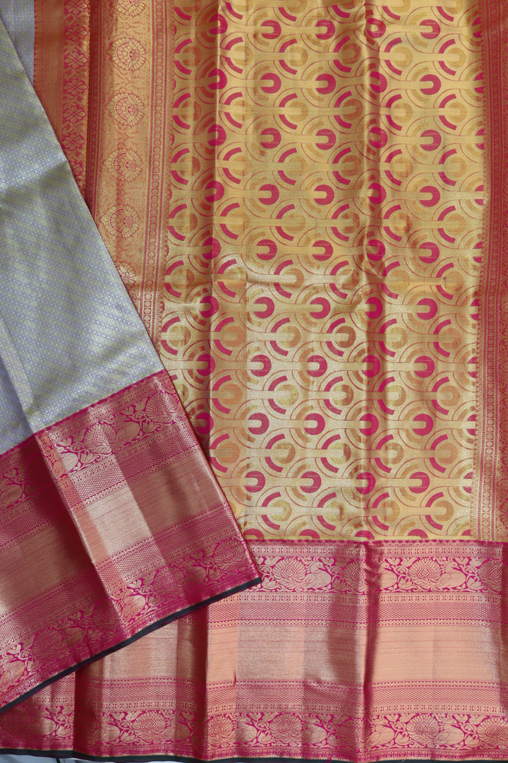 Fashionable Multi-Color Kanjipuram Saree