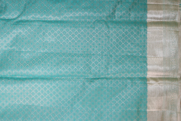 Lavish Pastel Green Pure Kanjipuram Saree