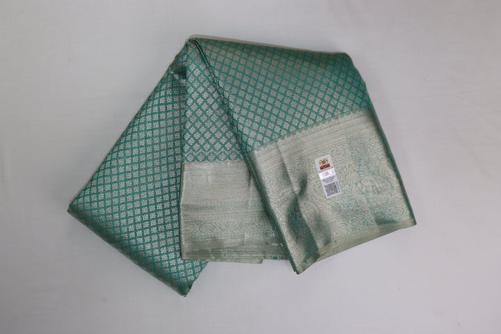 Lavish Pastel Green Pure Kanjipuram Saree