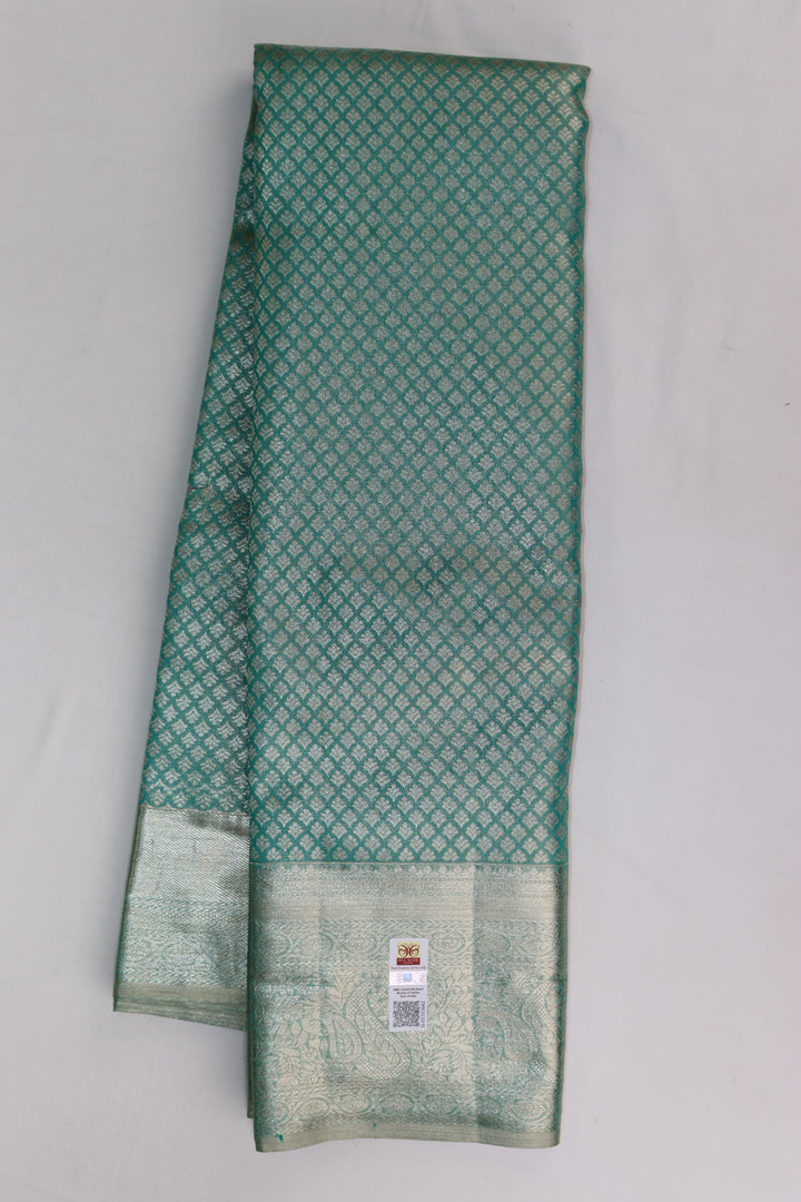 Lavish Pastel Green Pure Kanjipuram Saree