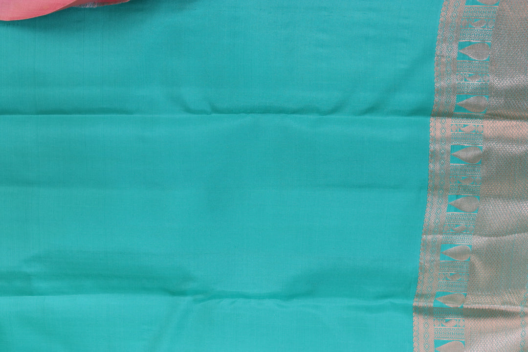 Timeless Baby Pink Pure Kanjipuram Saree