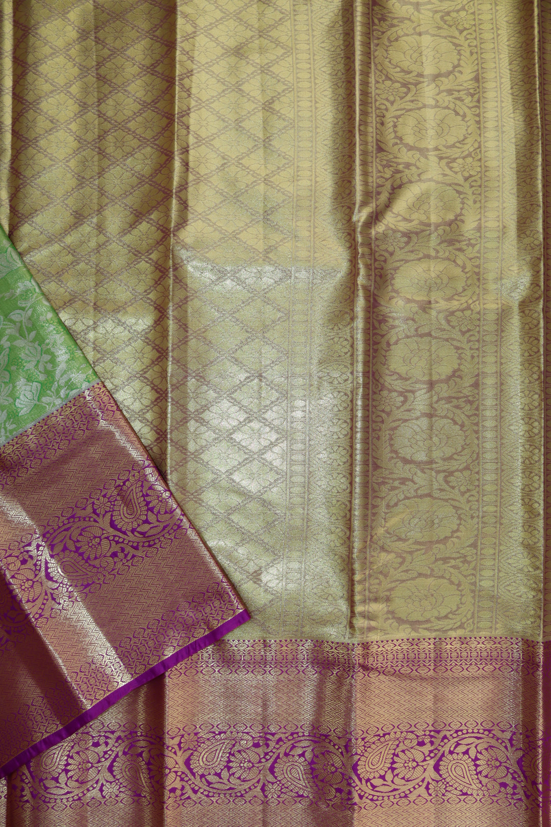 Elegant Green Kanjipuram Saree