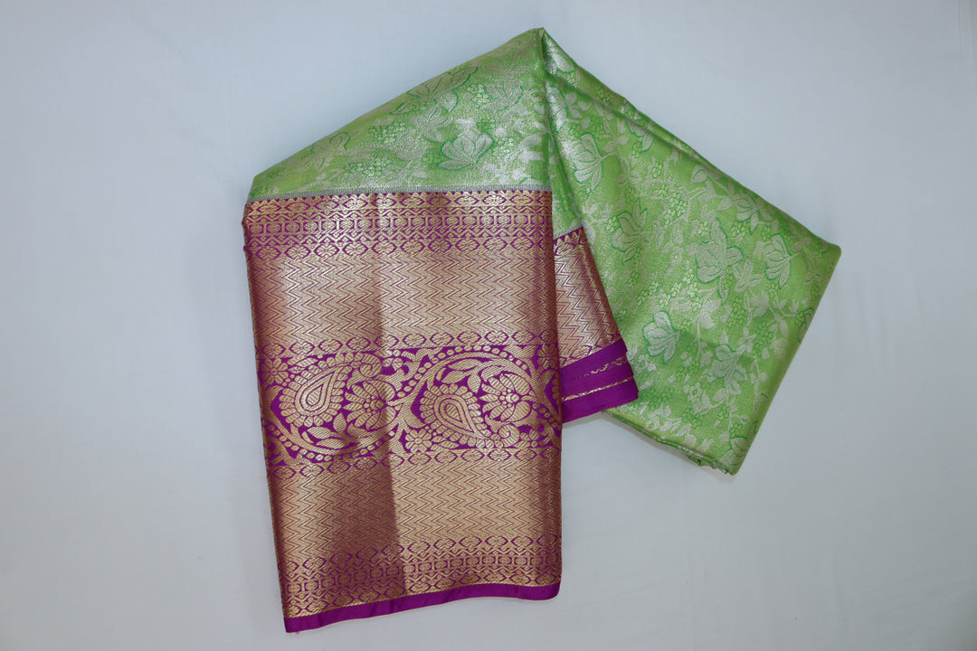 Elegant Green Kanjipuram Saree