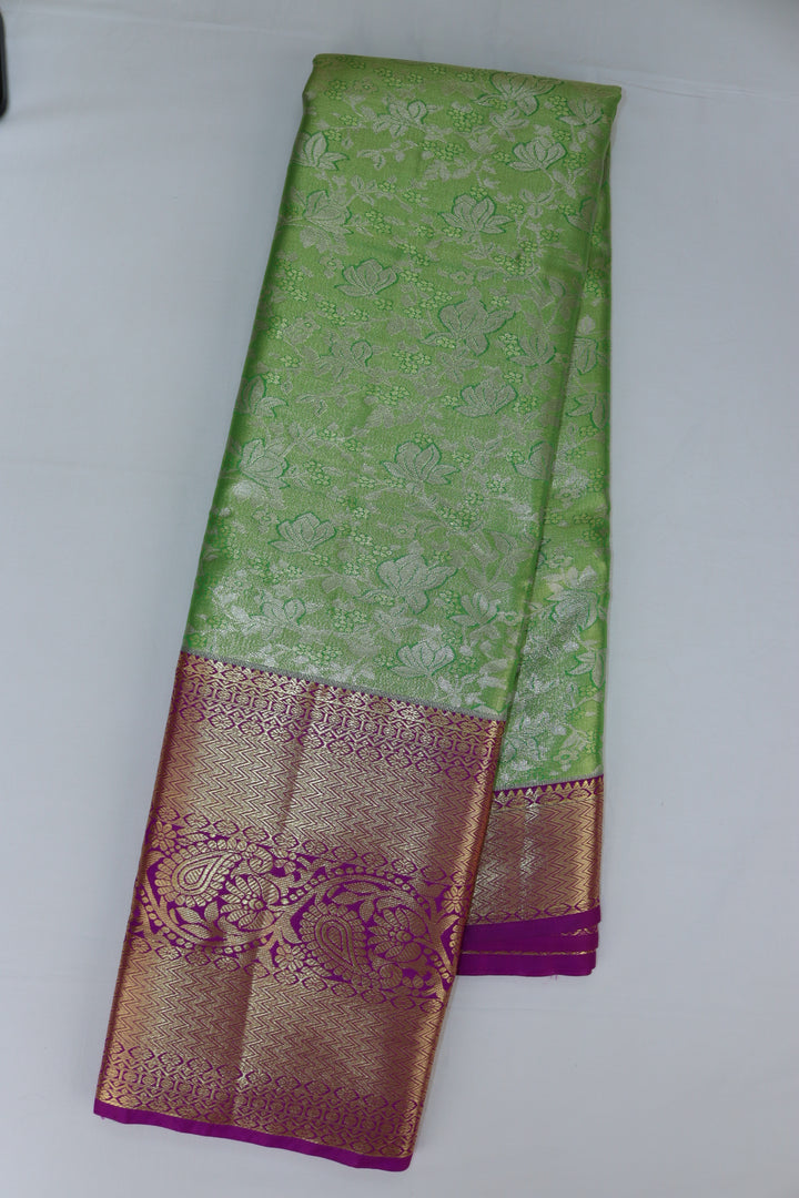 Elegant Green Kanjipuram Saree