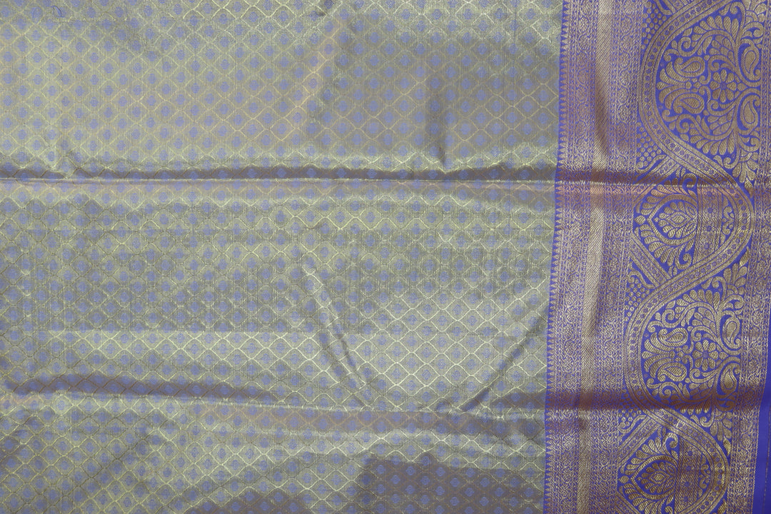 Luxurious Pale Green Kanjipuram Saree