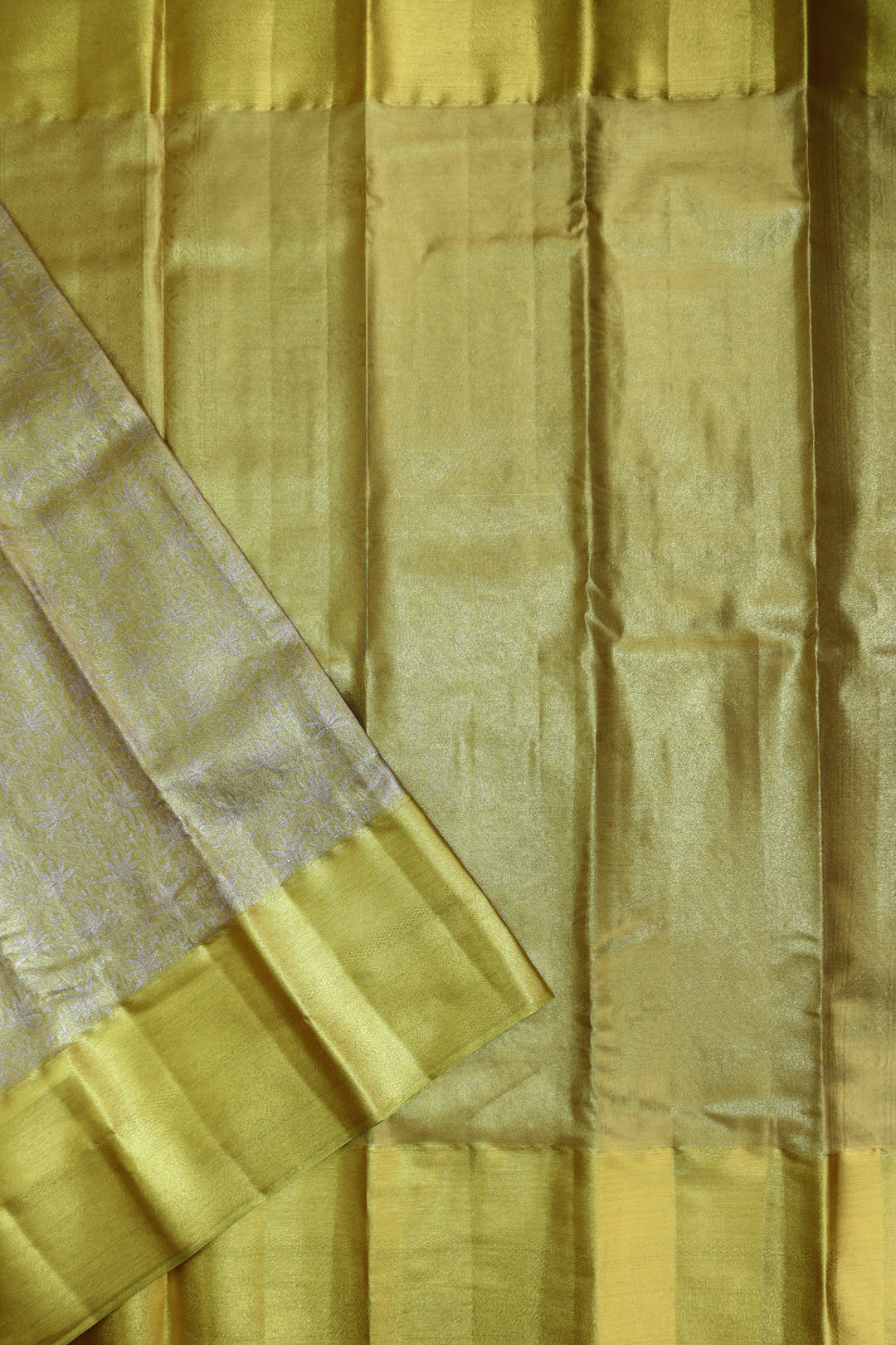 Enchanting Lemon Yellow Kanjipuram Saree