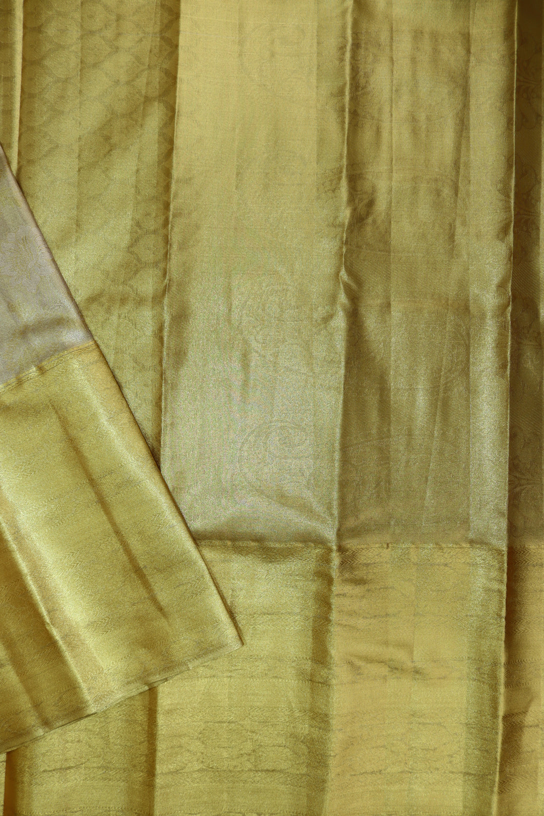 Radiant Lemon Yellow Kanjipuram Saree