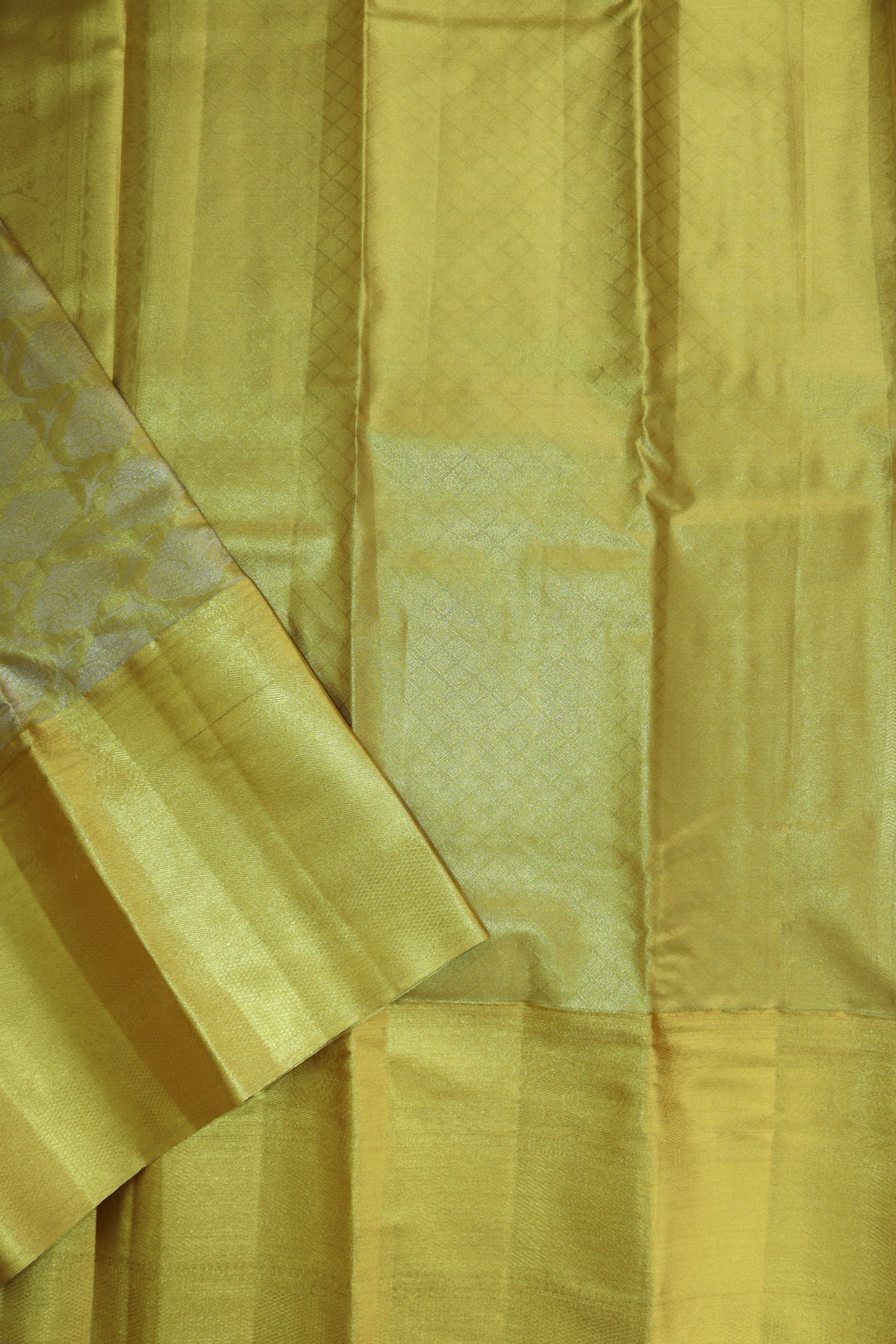 Opulent Lemon Yellow Kanjipuram Saree