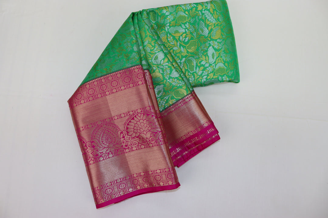 Regal Green Kanjipuram Saree