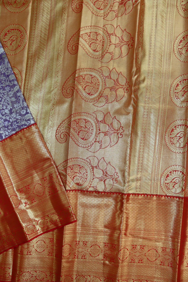 Classic Purple Kanjipuram Saree