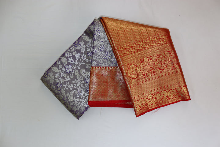 Classic Purple Kanjipuram Saree