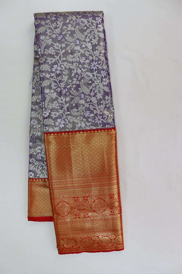 Classic Purple Kanjipuram Saree