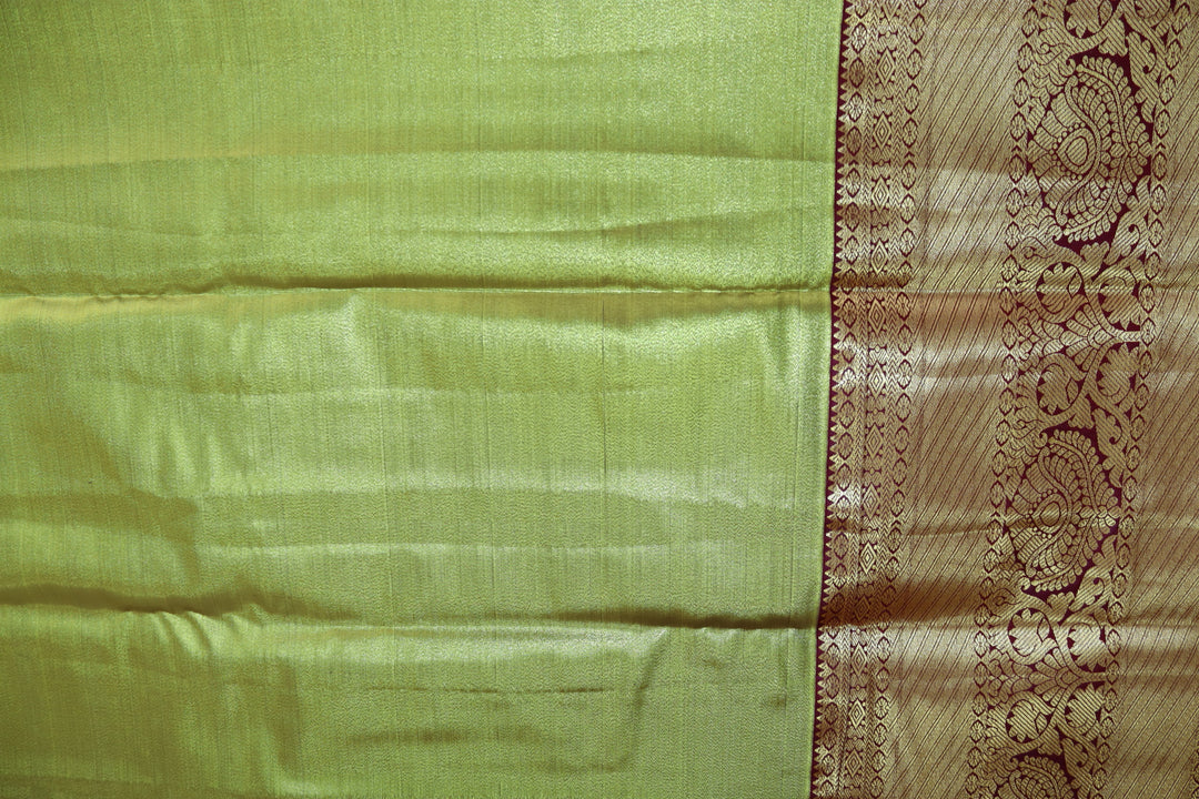 Opulent Lemon Yellow Kanjipuram Saree