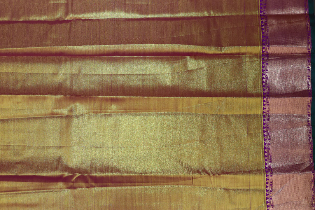 Enchanting Gold Kanjipuram Saree