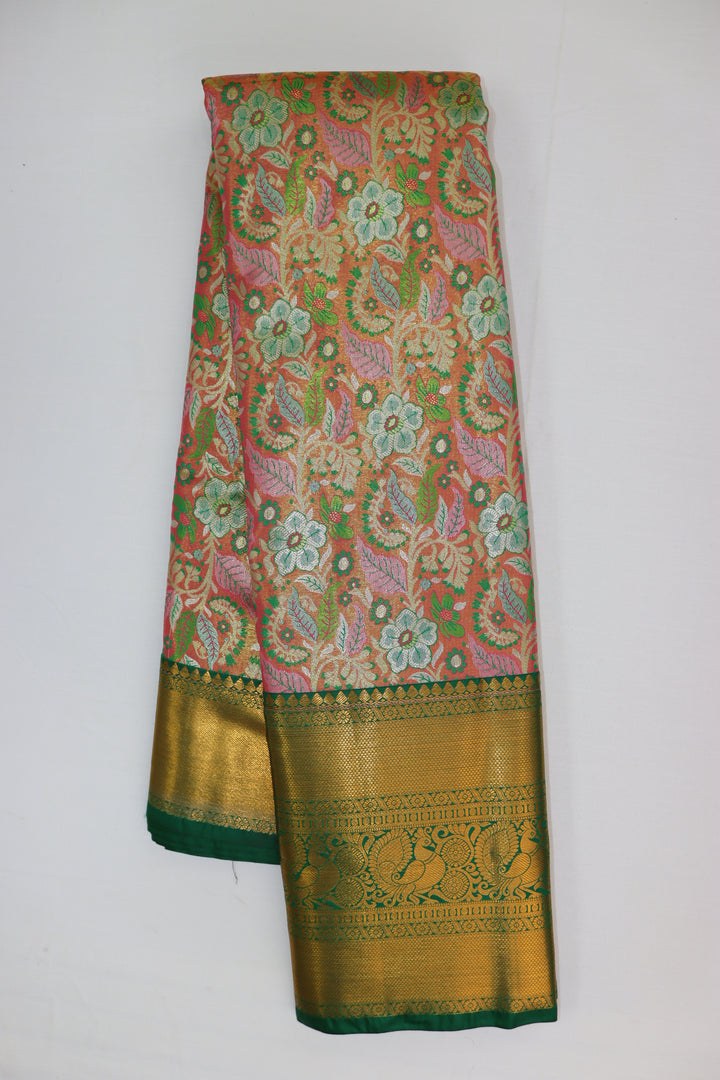 Divine Multi-color Kanjipuram Saree