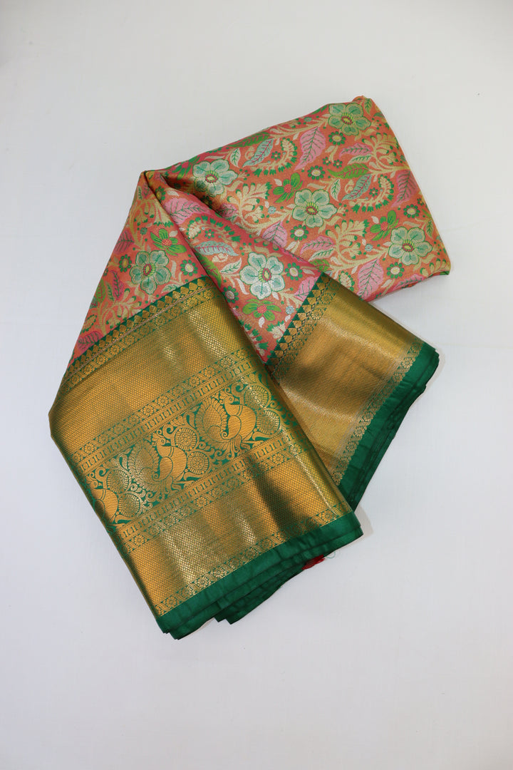 Divine Multi-color Kanjipuram Saree