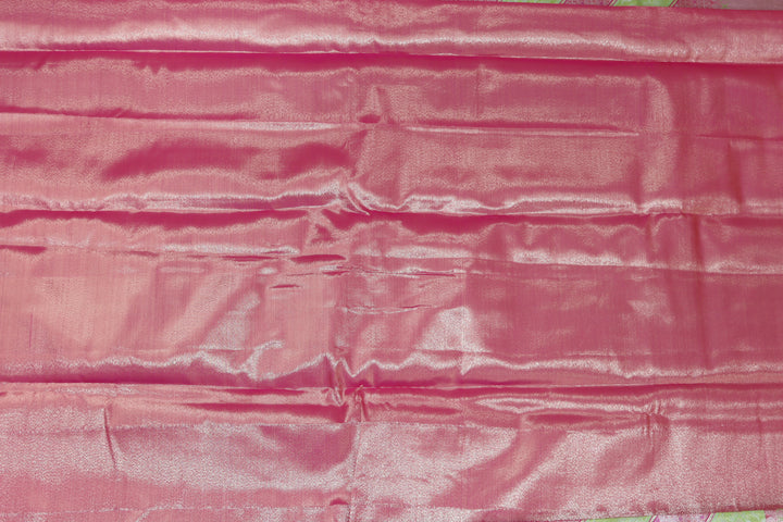 Divine Pink and Green Kanjipuram Saree