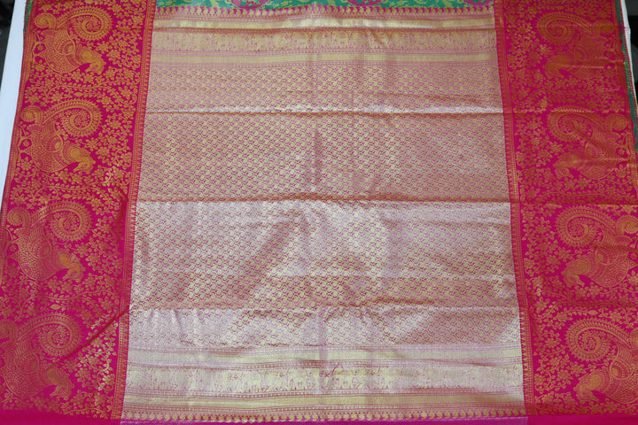 Royal Green Kanjipuram Saree