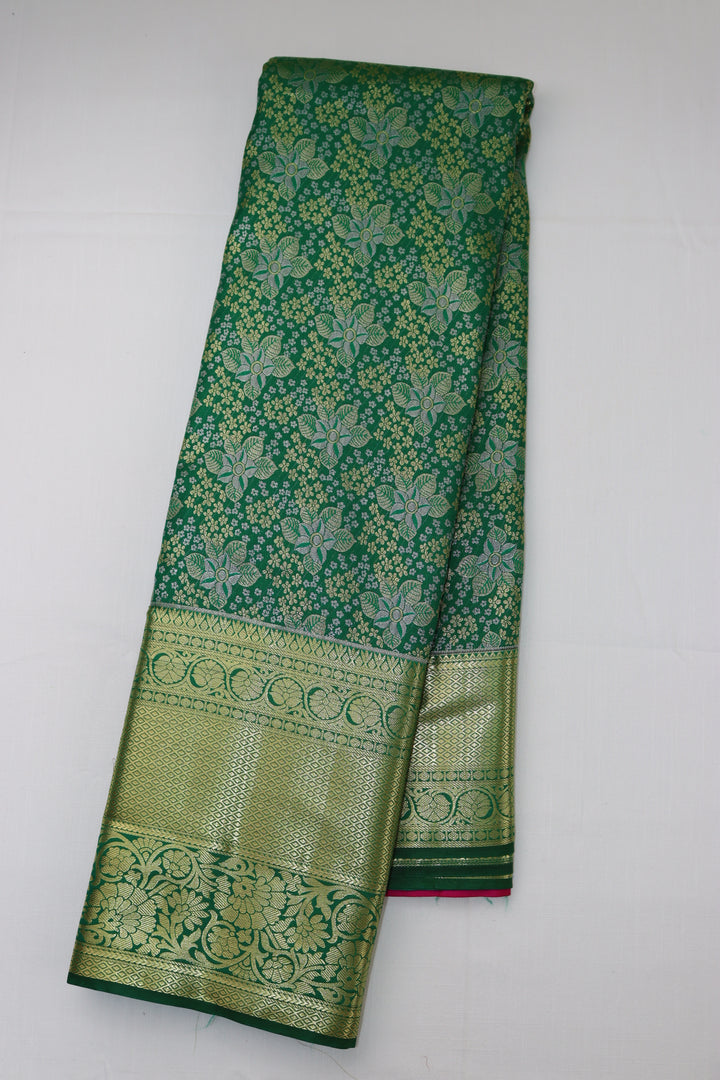 Classic Green Kanjipuram Saree