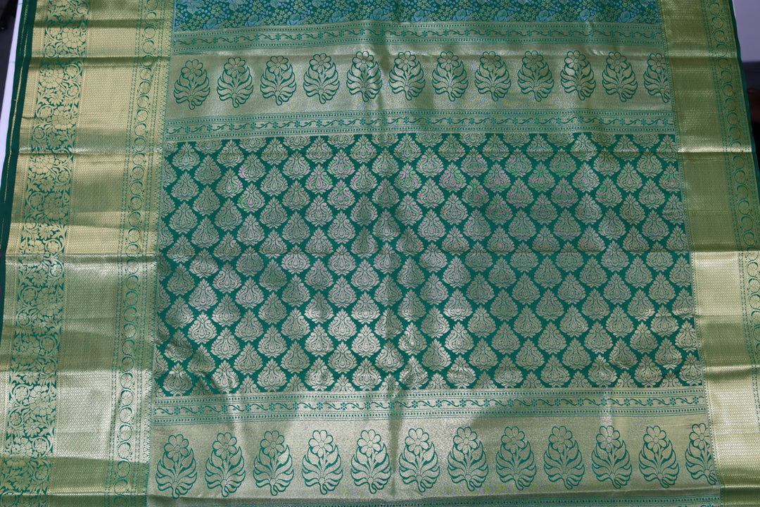 Classic Green Kanjipuram Saree