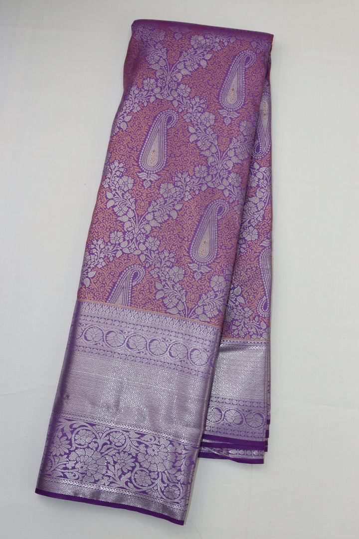 Timeless Purple Kanjipuram Saree