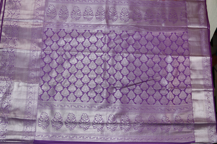 Timeless Purple Kanjipuram Saree