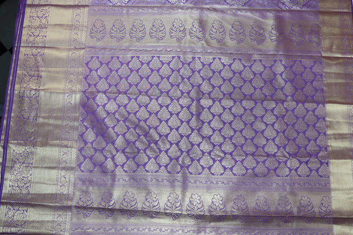 Royal Purple Kanjipuram Saree